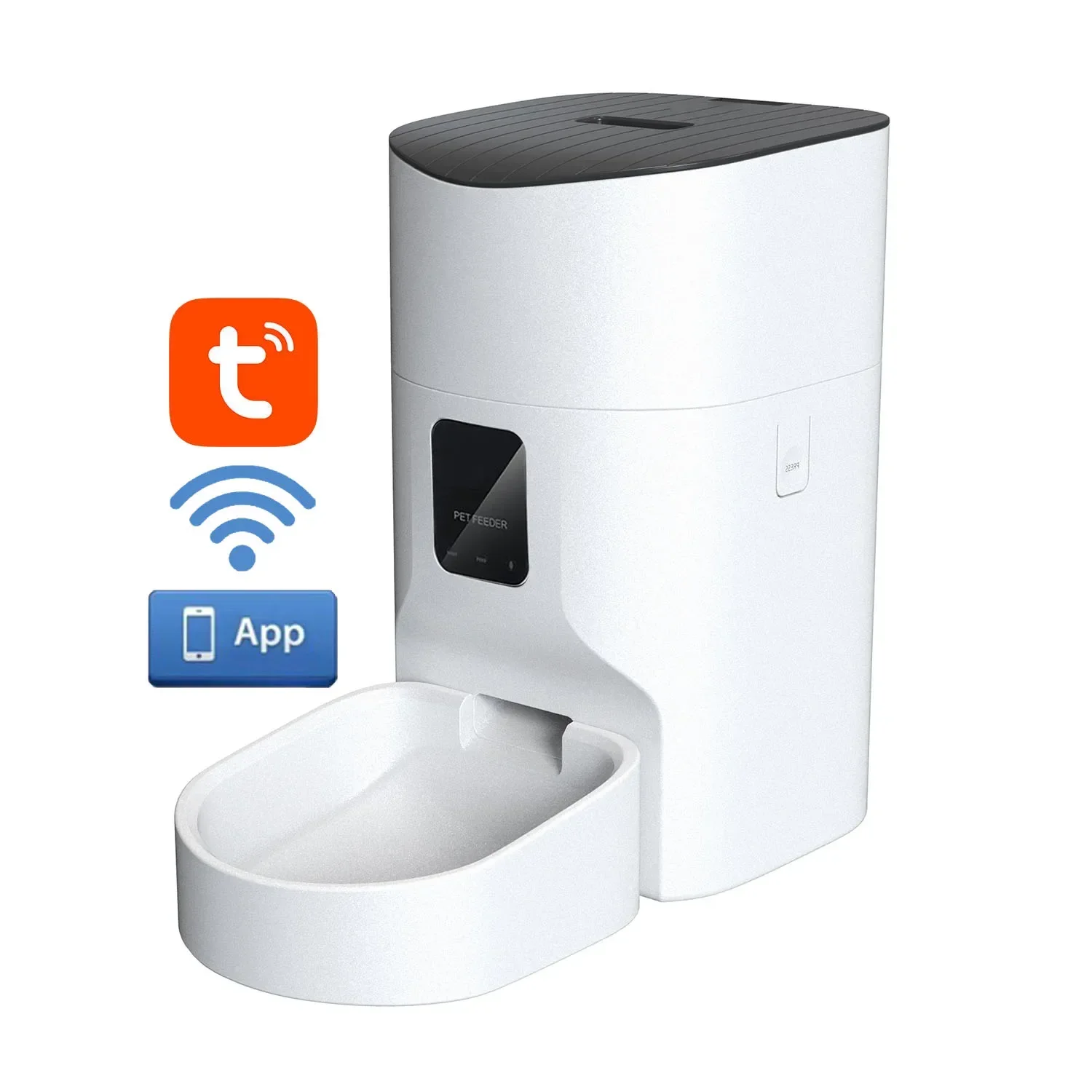 

hot sell 7l 9l indoor wifi mobile control intelligent automatic pet feeder smart food dispenser