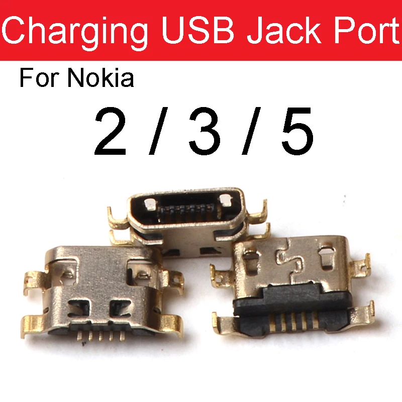 Mirco Usb Charger Jack Port For Nokia 2 3 5 3.1 5.1 6 6.1 7 7.1 8 Sirocco 9 PureView 8.1 X5 X6 X7 X71 Plus N1 Charging Socket