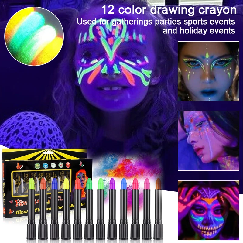 

Хит продаж: Набор для творчества — водорастворимые краски для тела, макияжа, Хэллоуина, фанатов Чемпионата мира, костюмированных представлений.