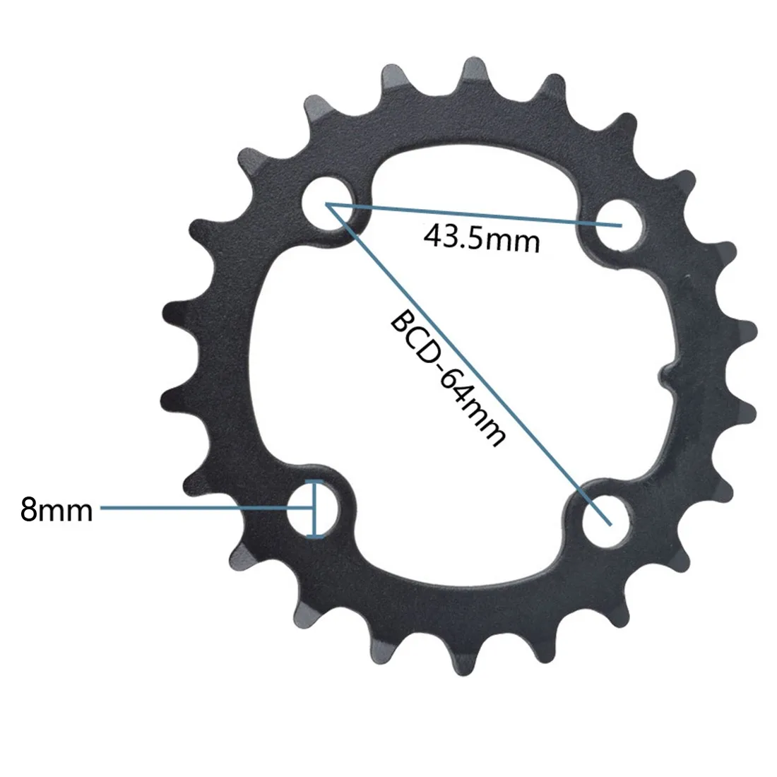 Replace Your Worn out Chain Ring with Bike Crankset Bicycle Chainring 789 Speed 22T BCD 64mm Repair Chain Ring