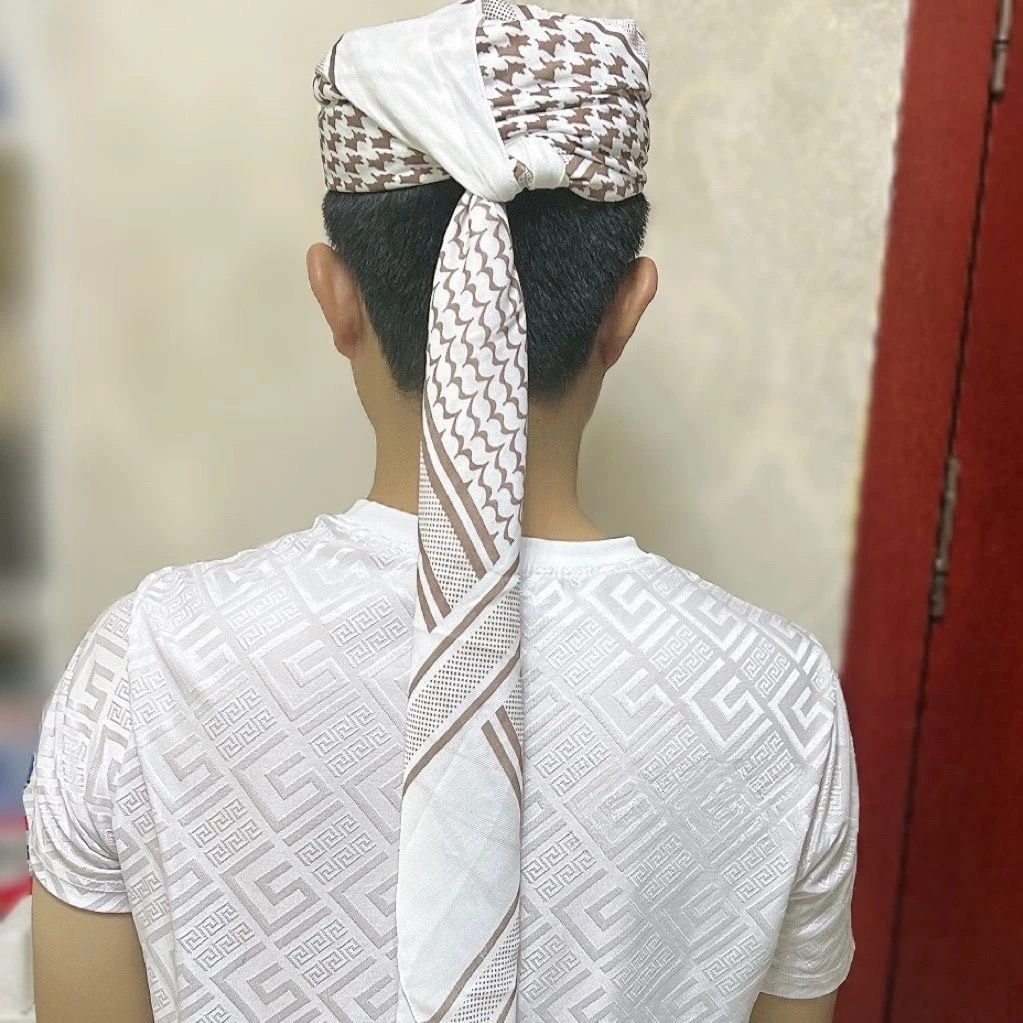 Gorros musulmanes para hombres, bufanda para la cabeza, pañuelo islámico, Hijab, Arabia Saudita, turbante judío, pañuelo para la cabeza, Pakistán,