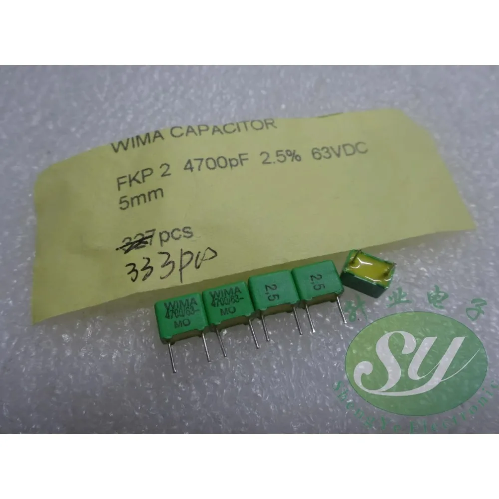 

10PCS FKP2 0.0047uF/63V 4.7nf 4700pf 4n7 472 Brand new 5mm film capacitor
