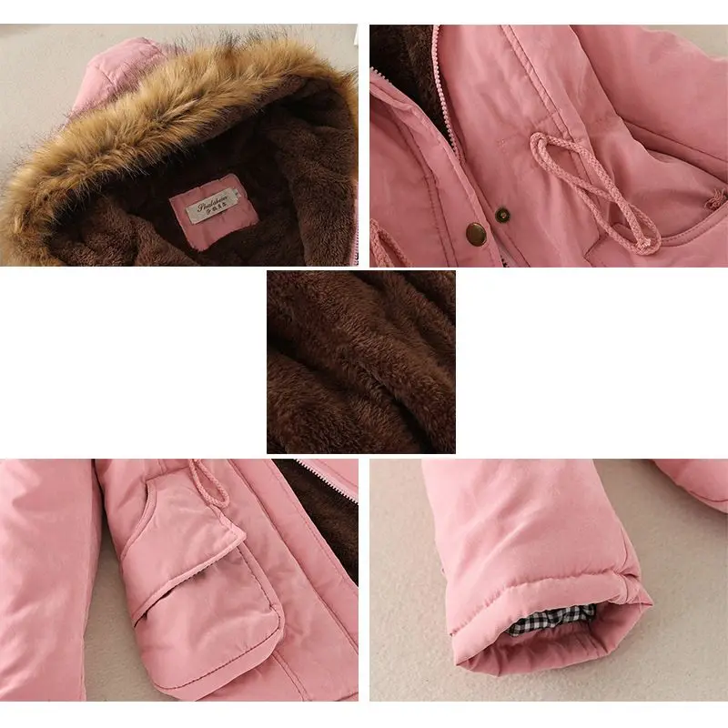 Winter Jacket Woman New Winter Coat Women Long Sleeve Lamb Wool Cotton Coat Woolen Coat With Korean Style