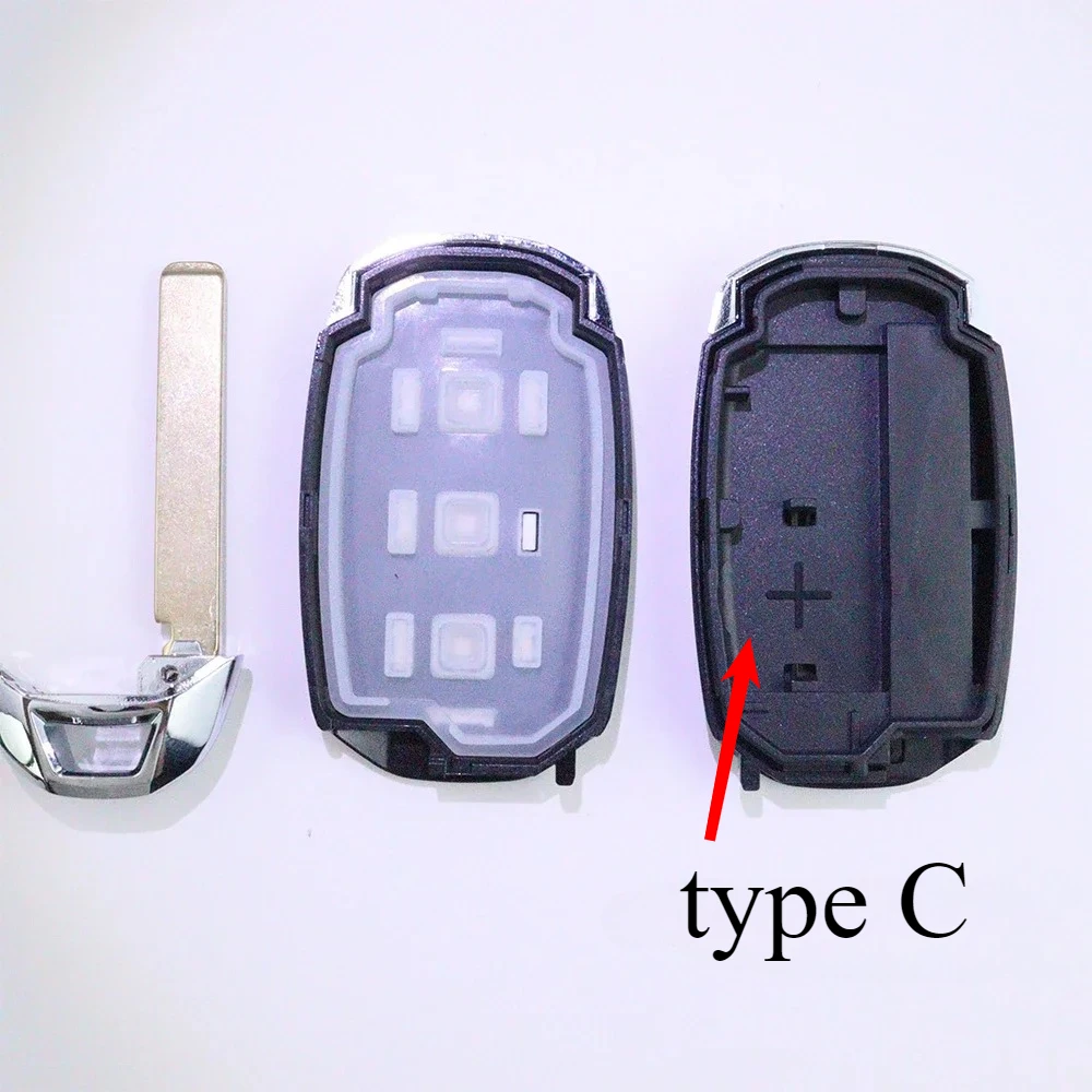 Car Key Fob Case Shell Housing for Hyundai Creta I20 I30 IX35 IX25 Elantra Grandeur Ig Accent Solaris Sonata Palisade Kona Azera