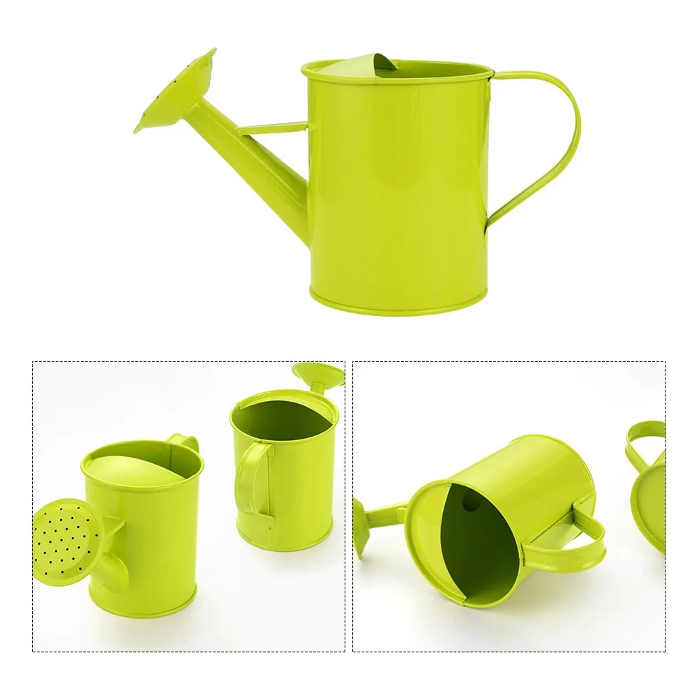 مسقاة الأطفال سعة كبيرة معدنية للأطفال أداة البستنة دائم زهرة سقي وعاء للمنزل حديقة اللعب في الهواء الطلق