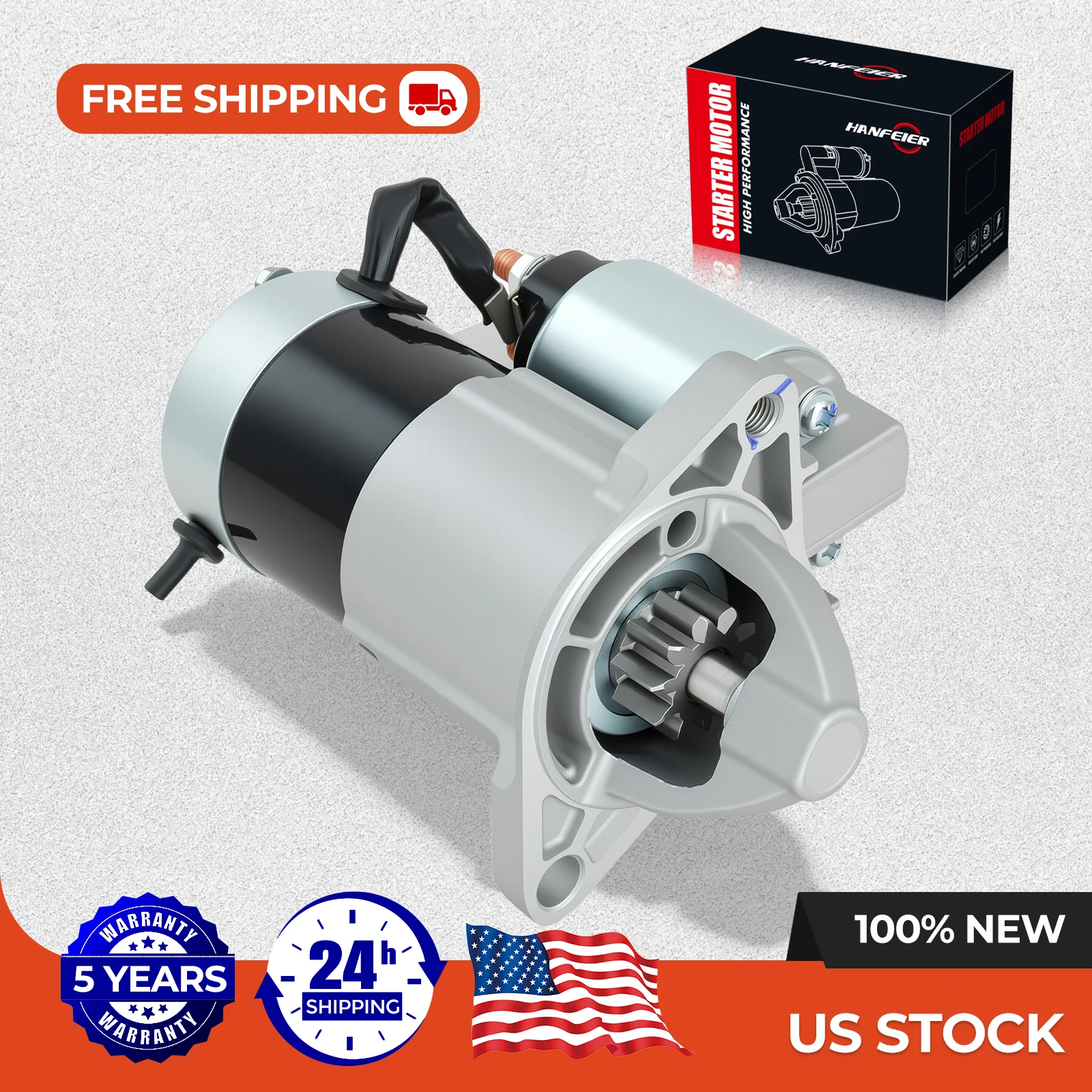 

Starter for Protege 99-00 1.8L Manual, 00-01 1.6L, 01-03 2.0L Manual, Protege5