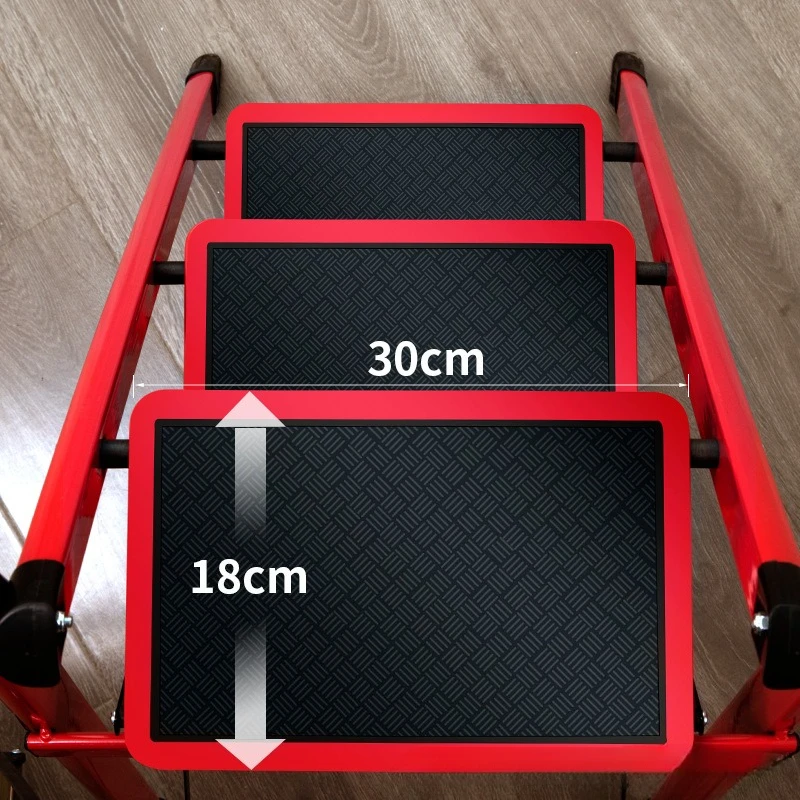 `Step Stools Step Ladders Kitchen Furniture, Indoor Folding Zigzag Ladder Thickened 2‑3 Step Multi‑Purpose Household Stair Bench
