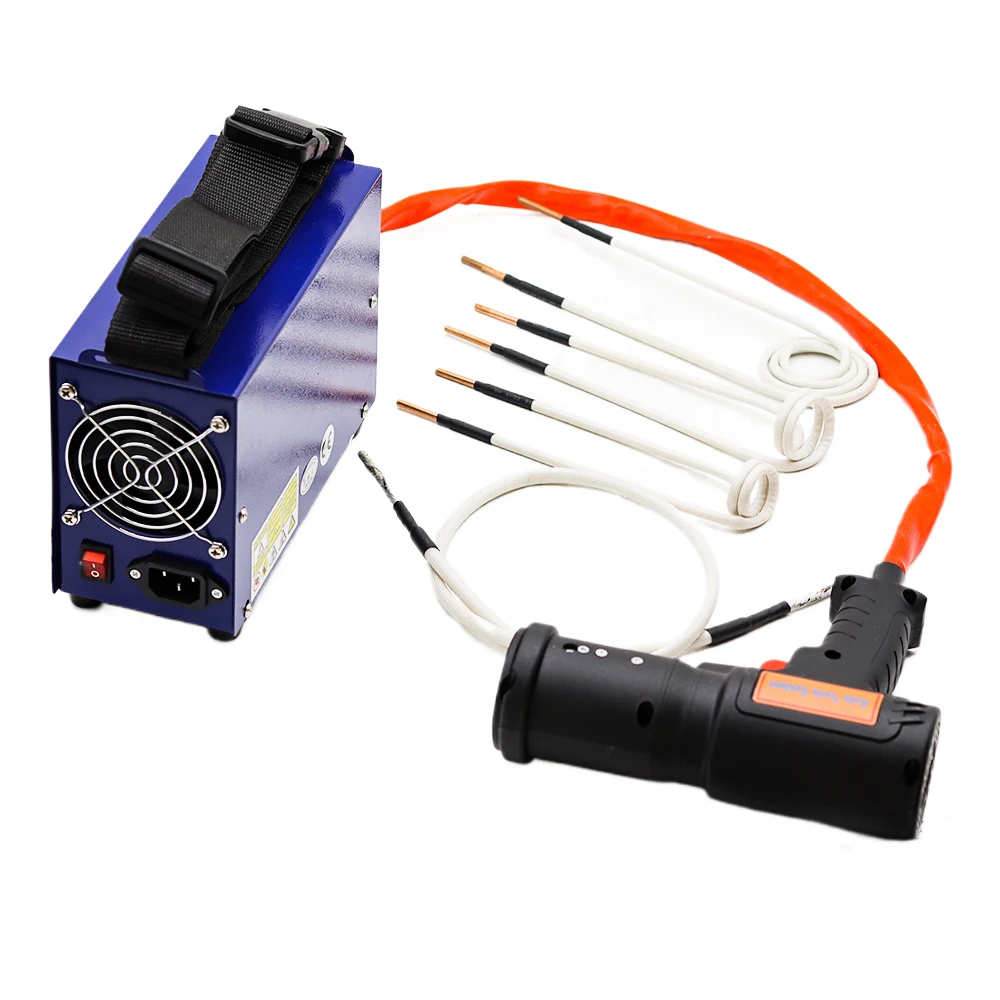 1500W Magnetic Induction Heater Circuit Diy for Car Repair Bolt Remover Tools Set Welding Equipment AC 220V with 4 Pieces Coil