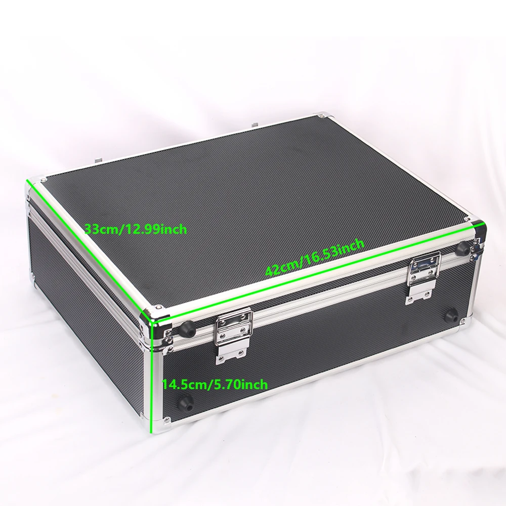 Portable Aluminum Password Tool Box Organizer Shockproof Tool Case Safety Instrument Case Suitcase Storage Box Hard Case Toolbox