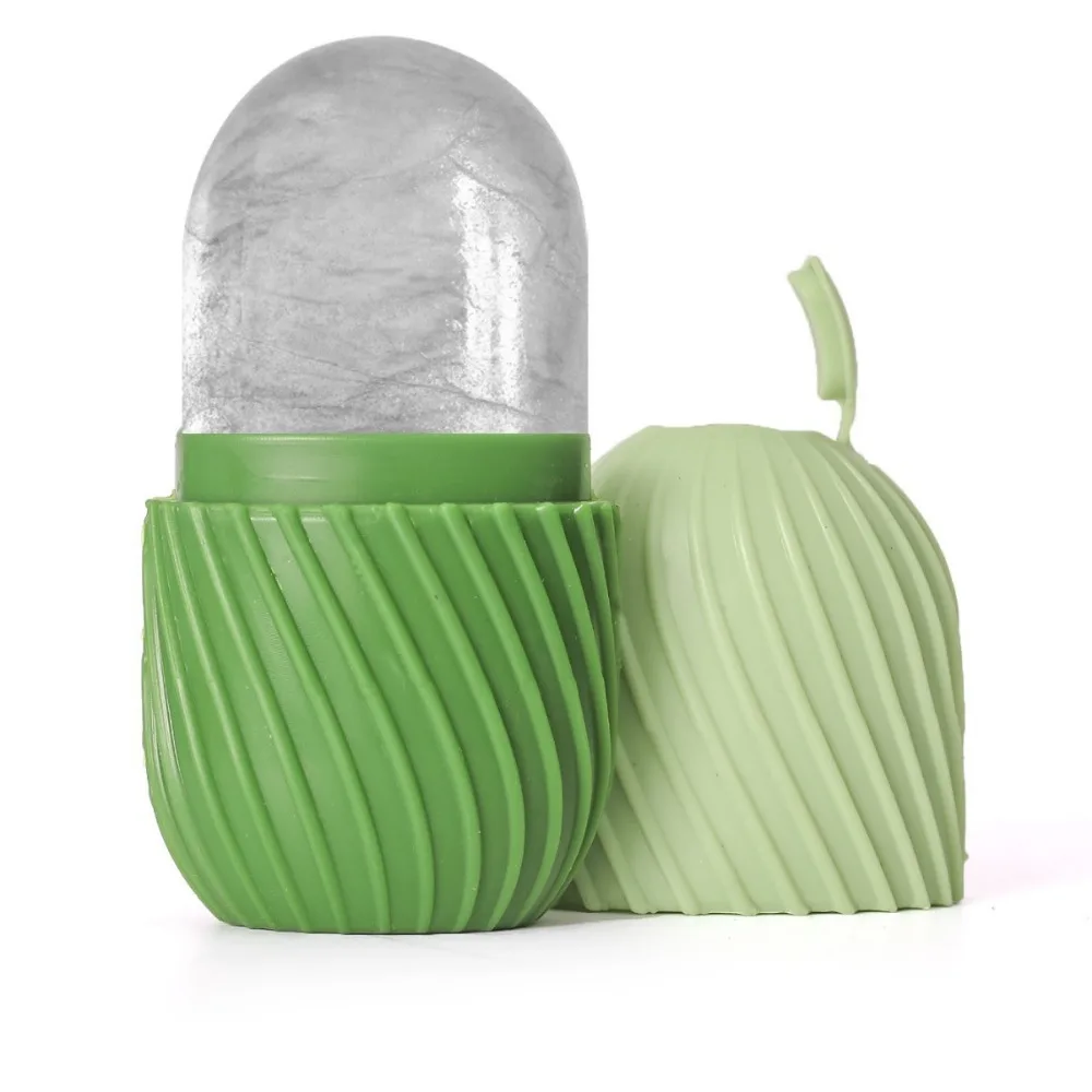 2pcs Soft Silicone Material Silicone Ice Roller Massager Reusable Design Premium Quality Cold Compress Care Tool Easy To Hold