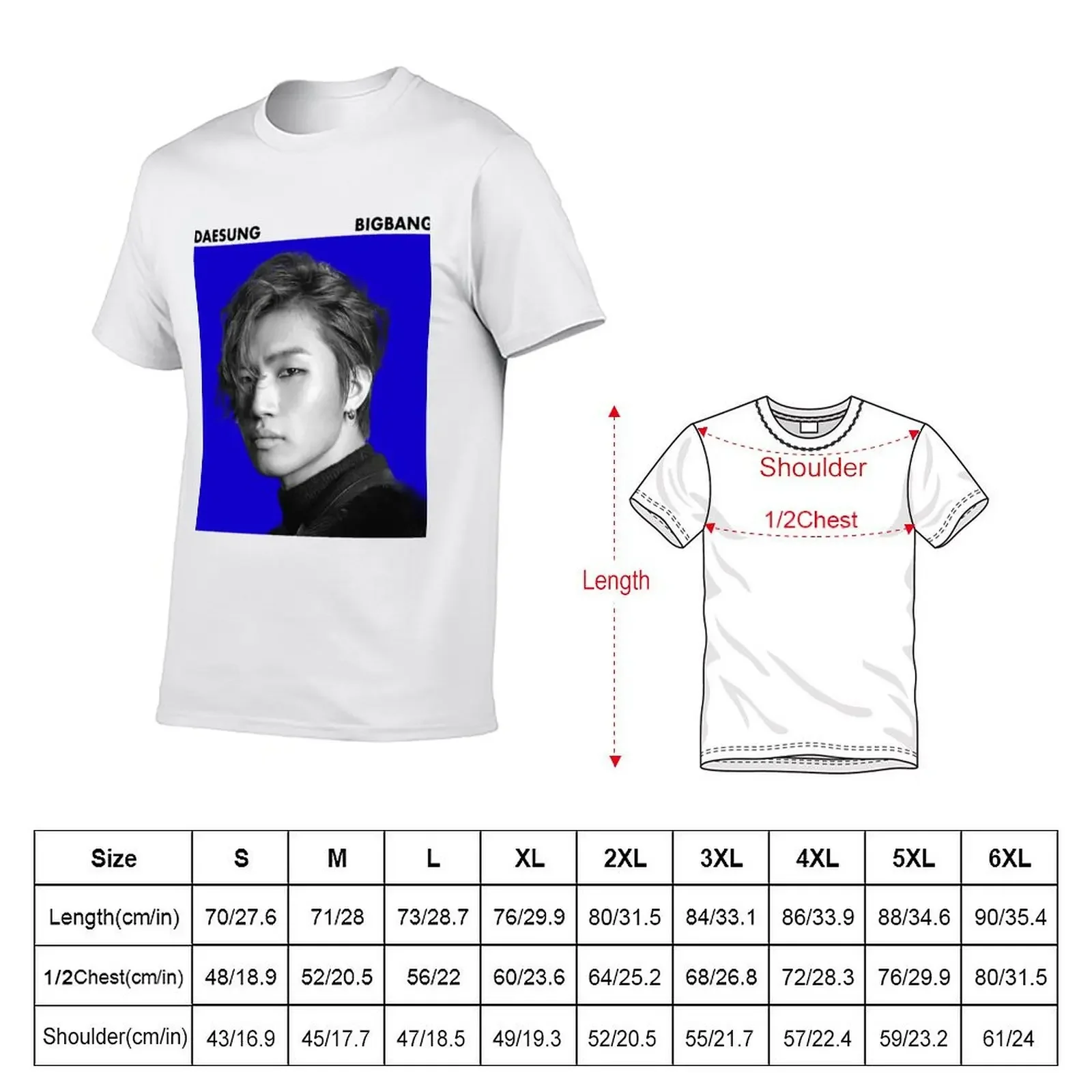 BIGBANG - Daesung T-Shirt shirts graphic tee blanks anime t shirts tees men workout shirt