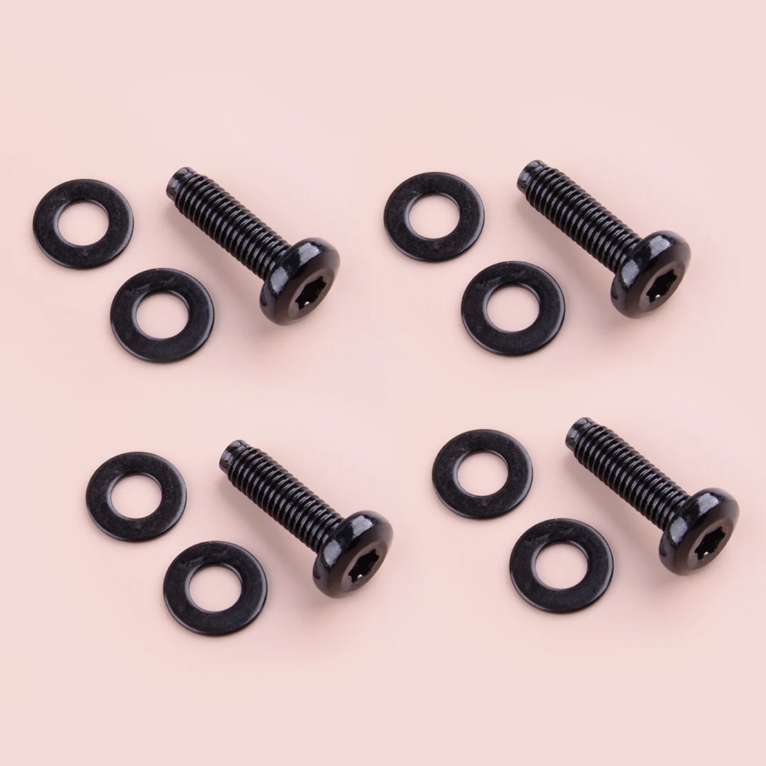 

4 комплекта стоек с жестким верхом, винты Torx M8, болты, пригодные для Jeep Wrangler JK 2018-2013 2012 2011 2010 2009 2008 2007 черный