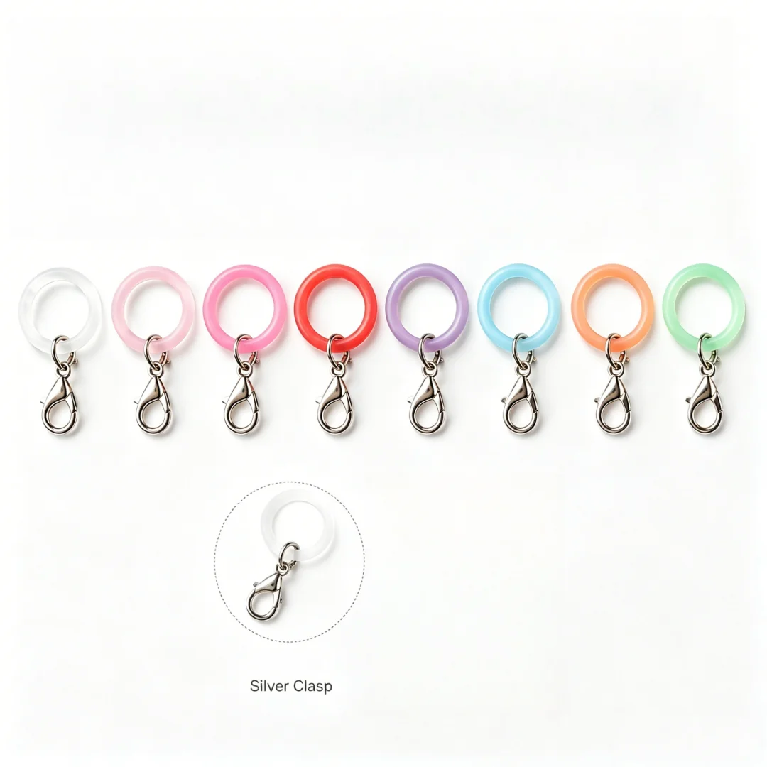 20Pcs O-Ring Lobster Clasp Set, DIY Jewelry Accessories for Umbrellas, Keychains, Bag Charms & Bracelets image 5