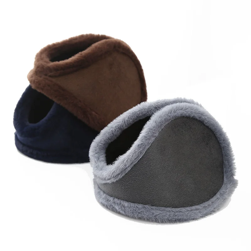 Thicken Adult Men Women Winter Velvet Keep Warm Fur Fleece Earmuffs Fashion Plush Cloth Wrap Cover Ear Muffs Band Warmer Earflap