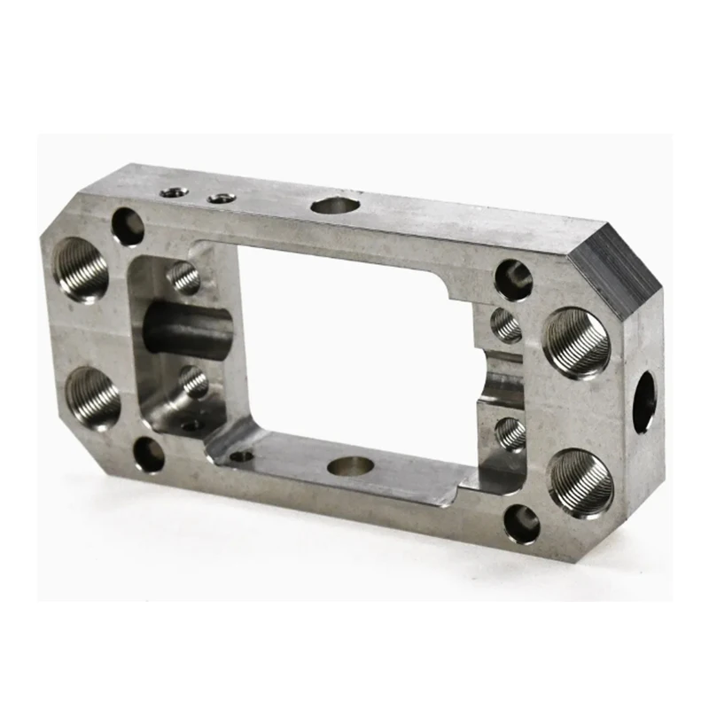 

Custom CNC Machining Precision Metal Connection Frame Stainless Steel Special-Shaped Structural Support Block for Milling
