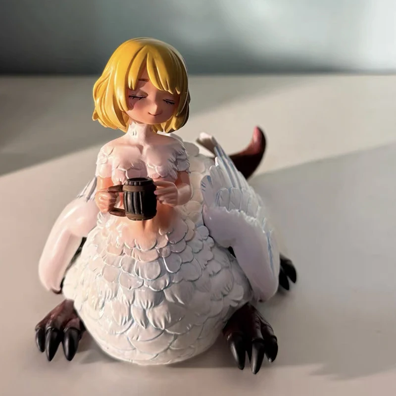 Delicioso en mazmorra Anime 10cm figura de acción Falin Touden dragón transformación juguete de modelos coleccionables para fanáticos