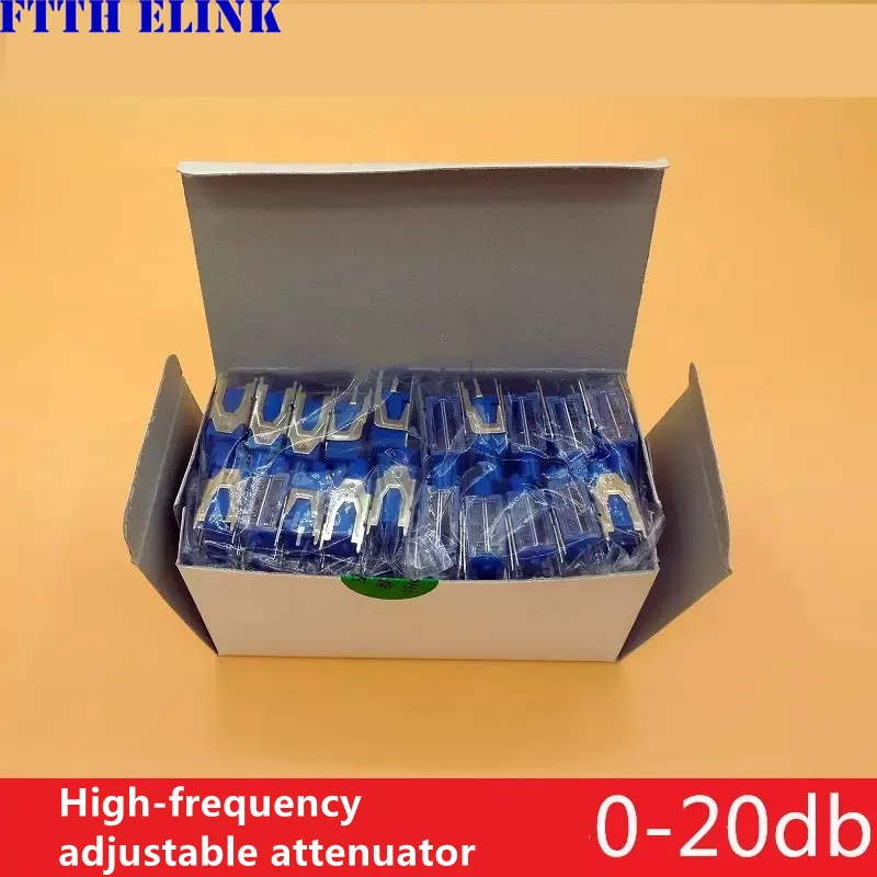 High Frequency Adjustable Attenuator for Cable, TV Amplifier, SJ-B Type, 75 Ω, 0-20dB, 100PCs