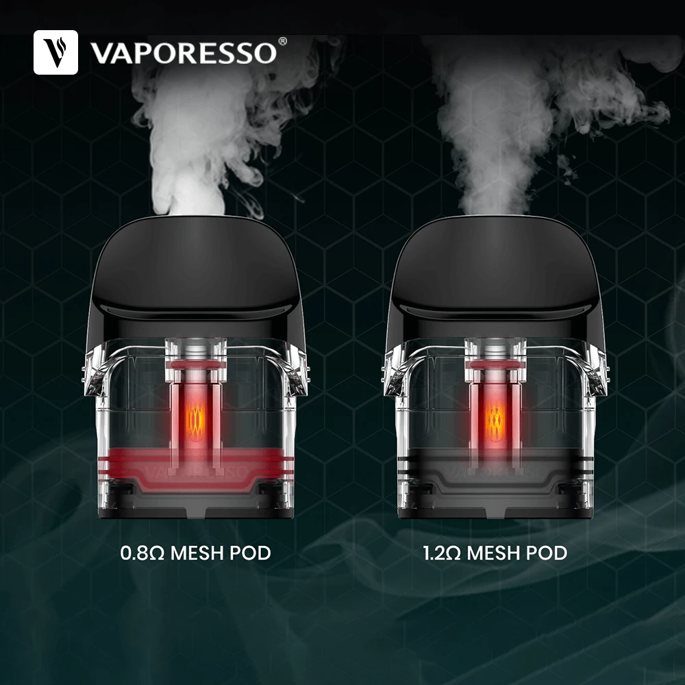 Cartuccia originale Vaporesso LUXE Q Pod 2ml 1.2ohm/0.8ohm Mesh Pod per Luxe Q/Luxe QS/Luxe Q2/Luxe Q2 SE vaporizzatore