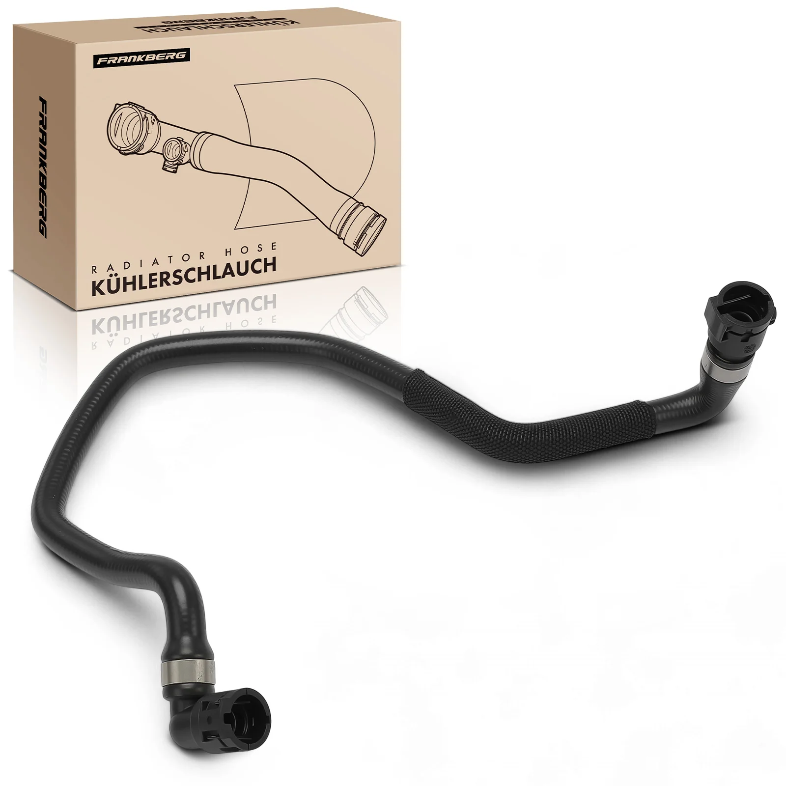 Frankberg 1x Kühlerschlauch Kühlwasserschlauch für BMW F10 F11 F01 F02 F03 F04 3.0L 17127591091