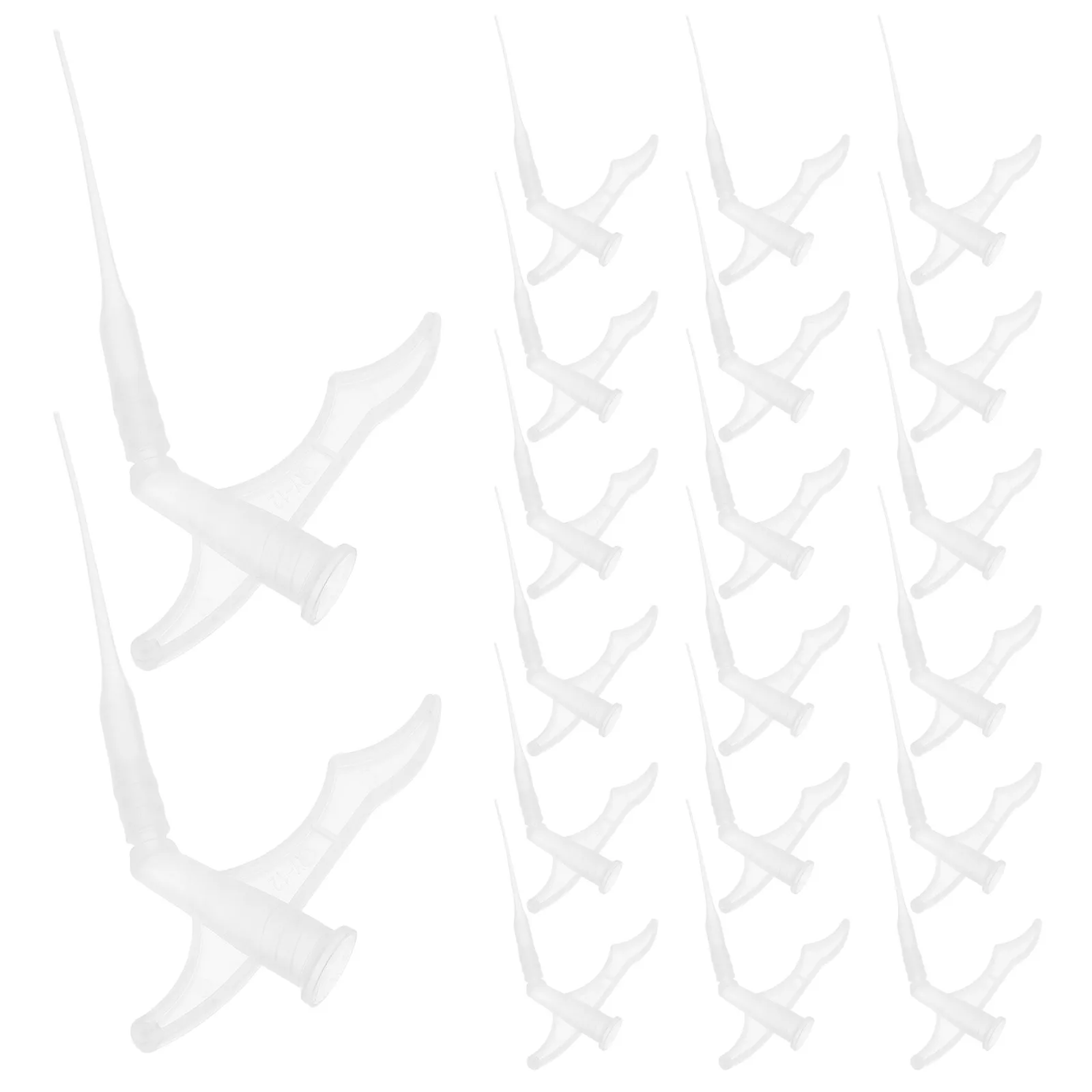 20 قطعة رأس بلاستيكي مانع التسرب 1 مللي متر فجوة ملء فوهة عازلة لمشاريع ذاتية الصنع توسيع رغوة رأس رشاش رغوة بندقية تمديد خرطوم