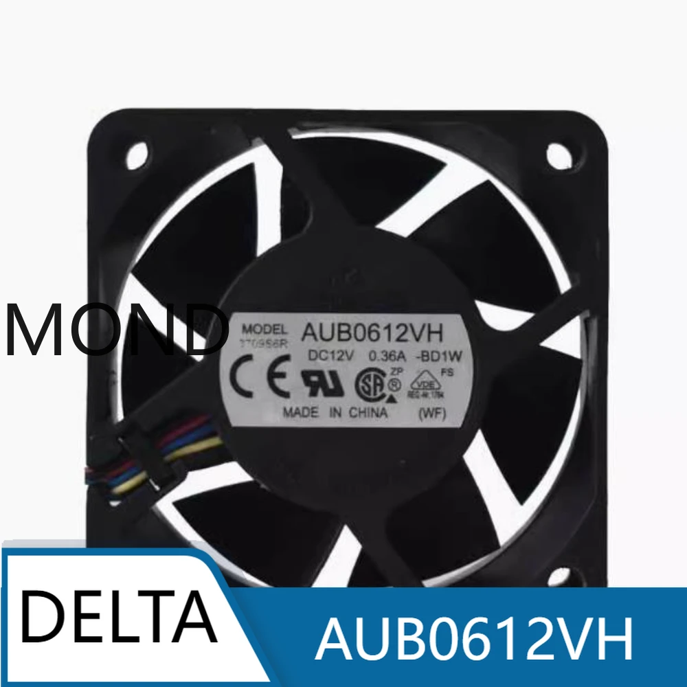 

AUB0612VH Delta 6025 12V 0.36A PWM 4-wire Temperature Control Function 6cm Cooling Fan