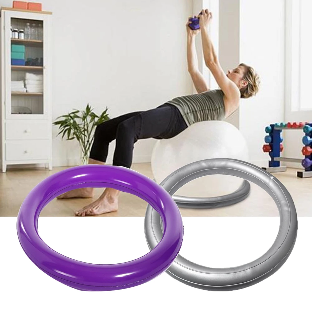 Gym Yoga Ball Base Non-slip Explosion-proof PVC Pilates Round Exercise Thicken Stable Balance Fixed Ring For 45-75cm Yoga Ball