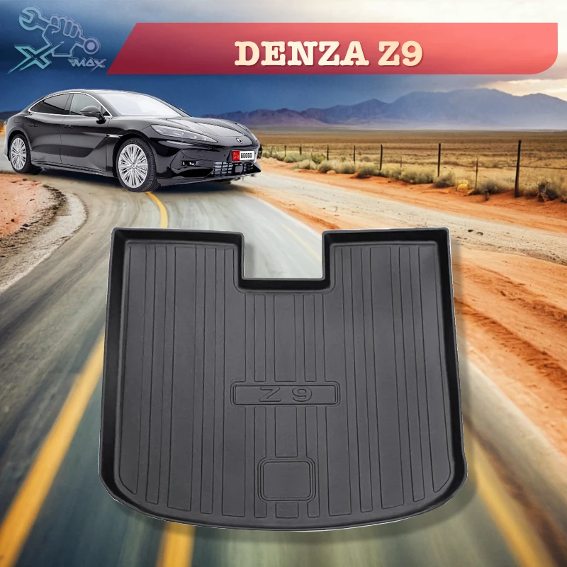 

For DENZA Z9GT EV Z9 DM 2024 TPE Custom Fit Car Trunk Mat All Season Black Cargo Mat 3D Shaped Laser Measured Trunk Liners