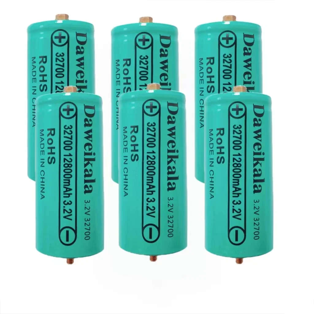 New 32700 12800mAh 3.2V lifepo4 Rechargeable Battery Professional Lithium Iron Phosphate Power Battery with screw