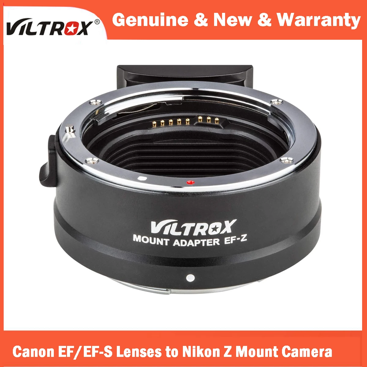 VILTROX EF-Z Lens Mount Adapter Ring Converter Auto Focus for Canon EF/EF-S Lenses to Nikon Z Mount Z6 Z7 Z50 Z8 Z6III Z7III Z9