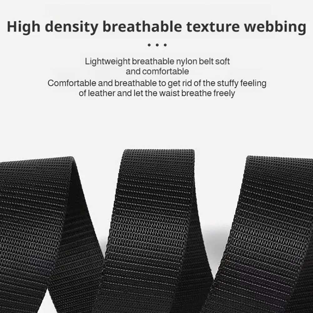 1/2 Stück Nylon-Canvas-Hüftgürtel für Herren, elastischer Gürtel, militärischer taktischer Schnallengürtel zum Wandern im Freien, Stretch-Gürtel mit Schnellverschluss – Detail 17