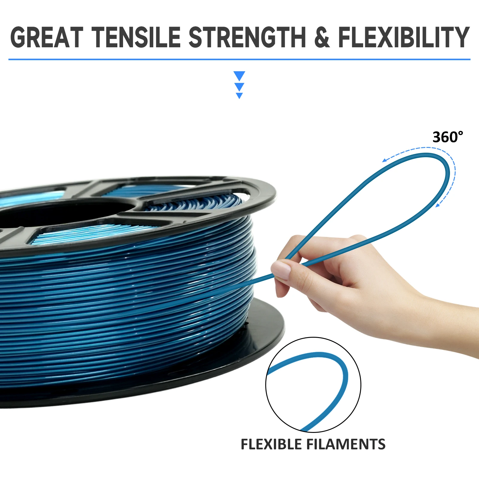 Geeetech — filament PETG z metalicznym wykończeniem — zdjęcie produktu 3