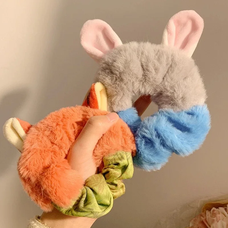 Opaska pluszowa Judy Nick z filmu Disneya Zootopia 2, jesienno-zimowa, dla dziewczynki Judy Nick