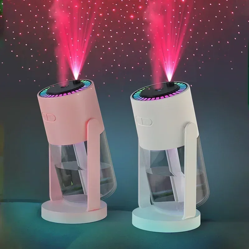 New Portable Usb Home Car Ultrasonic Mist Maker Humidifier With 7Colors Projection Led Romantic Starry Sky Lamp Humidifier