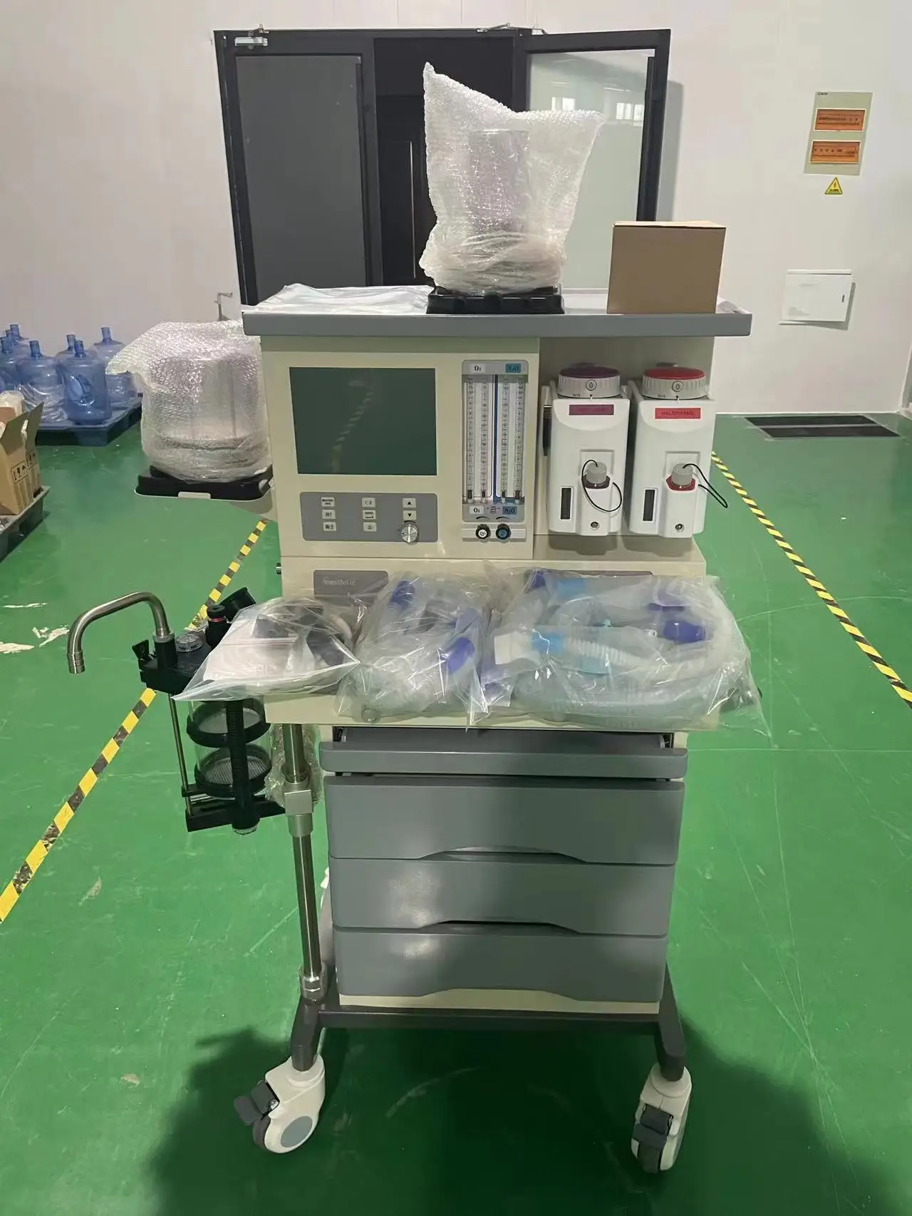 PetFit Veterinary Anesthesia Machine For Dog Large Use Veterinary Clinic Hospital Grade 2 Air Sources (Oxygen/Nitrous Oxide)