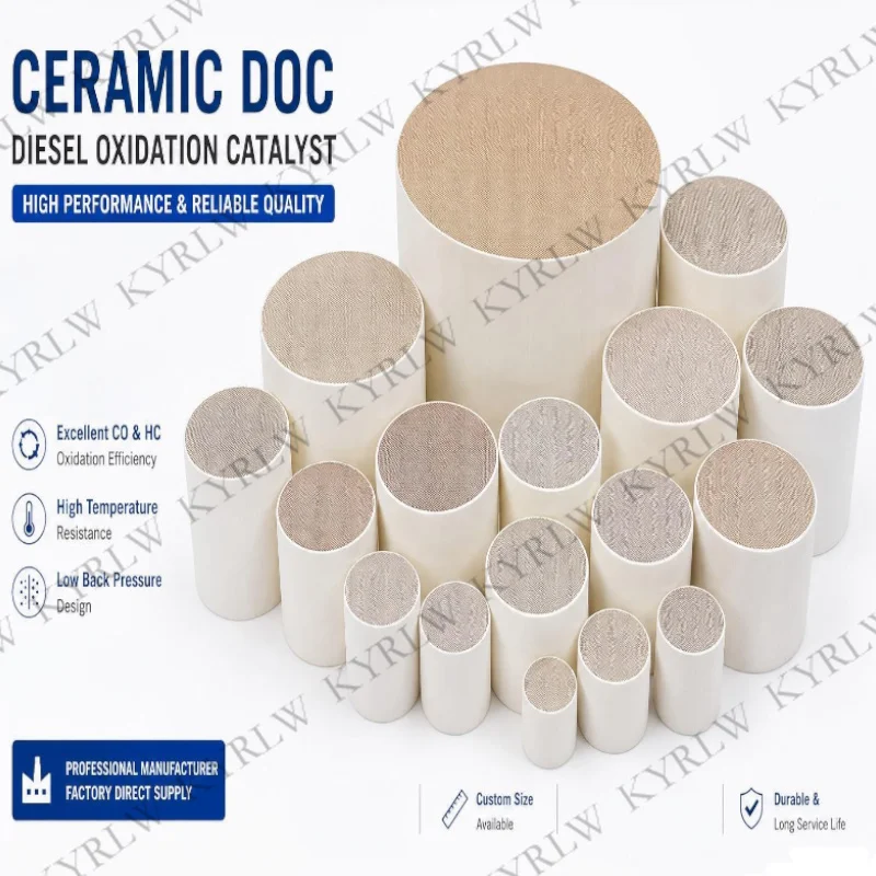 Ceramic Diesel Engines PT/20gr ft³  Diesel Oxidation Catalyst (DOC) for Diesel Exhaust Emission Control