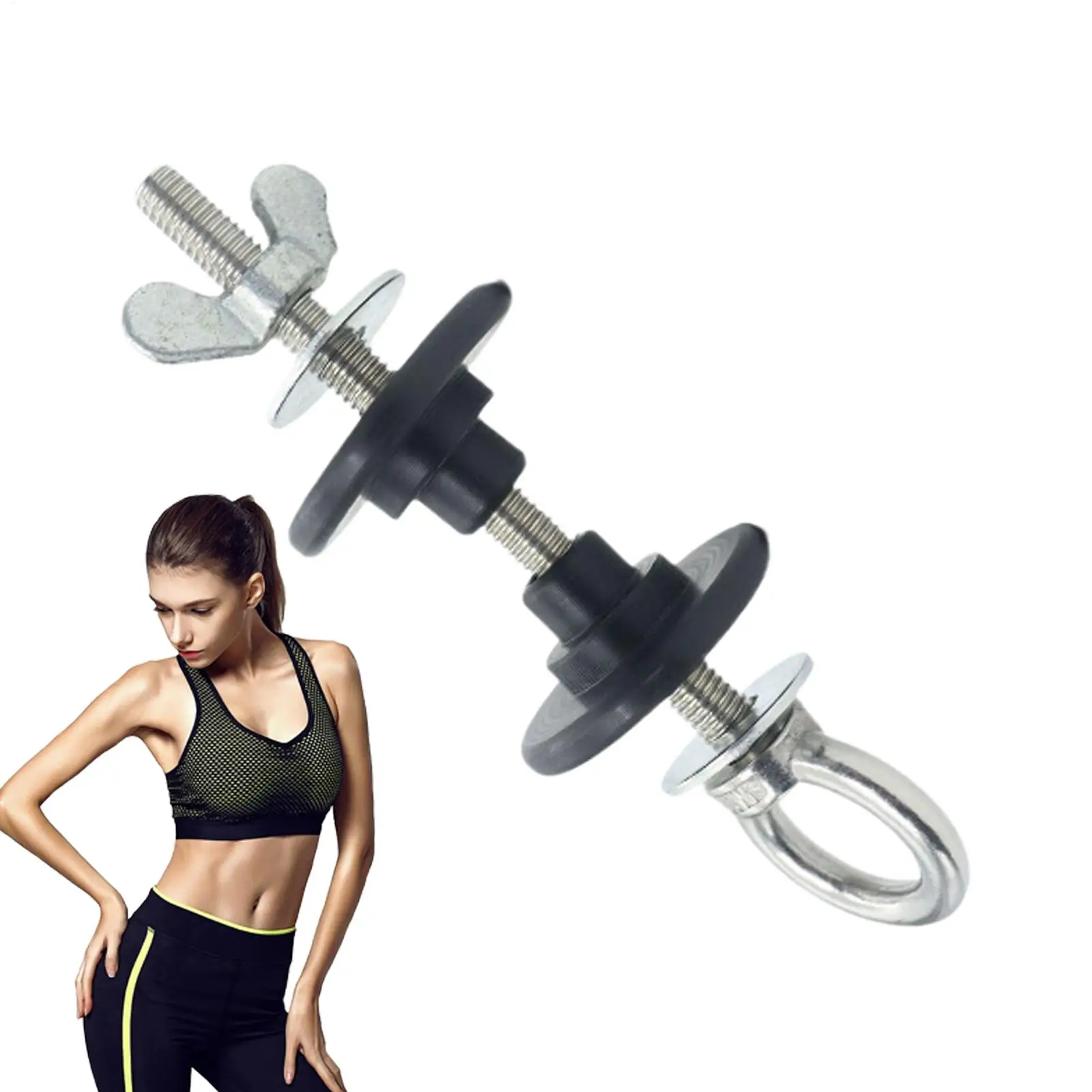 

Stainless Steel Eye Bolts Heavy Duty Stainless Threaded Eye Bolt Squat Rack Attachments For Fixing Installation Flush Split Wash