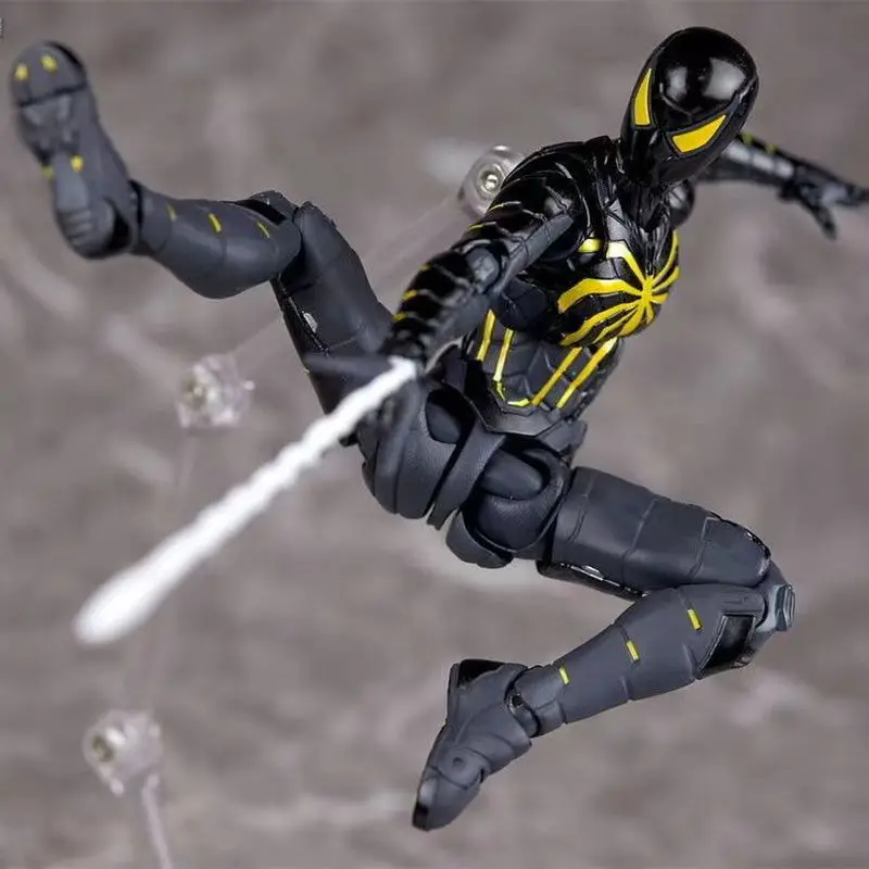 15cm Anime Spider Man Action Figures Movable Model Kit Desktop Ornament Statue Trendy Toy Boy Birthday Creative Collectible Gift