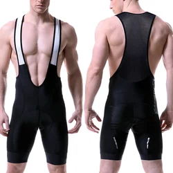 Cuissard de vélo noir entier pour hommes, vêtement d'extérieur, short de cyclisme 5D Coolmax rembourré en Gel, X-TIGER