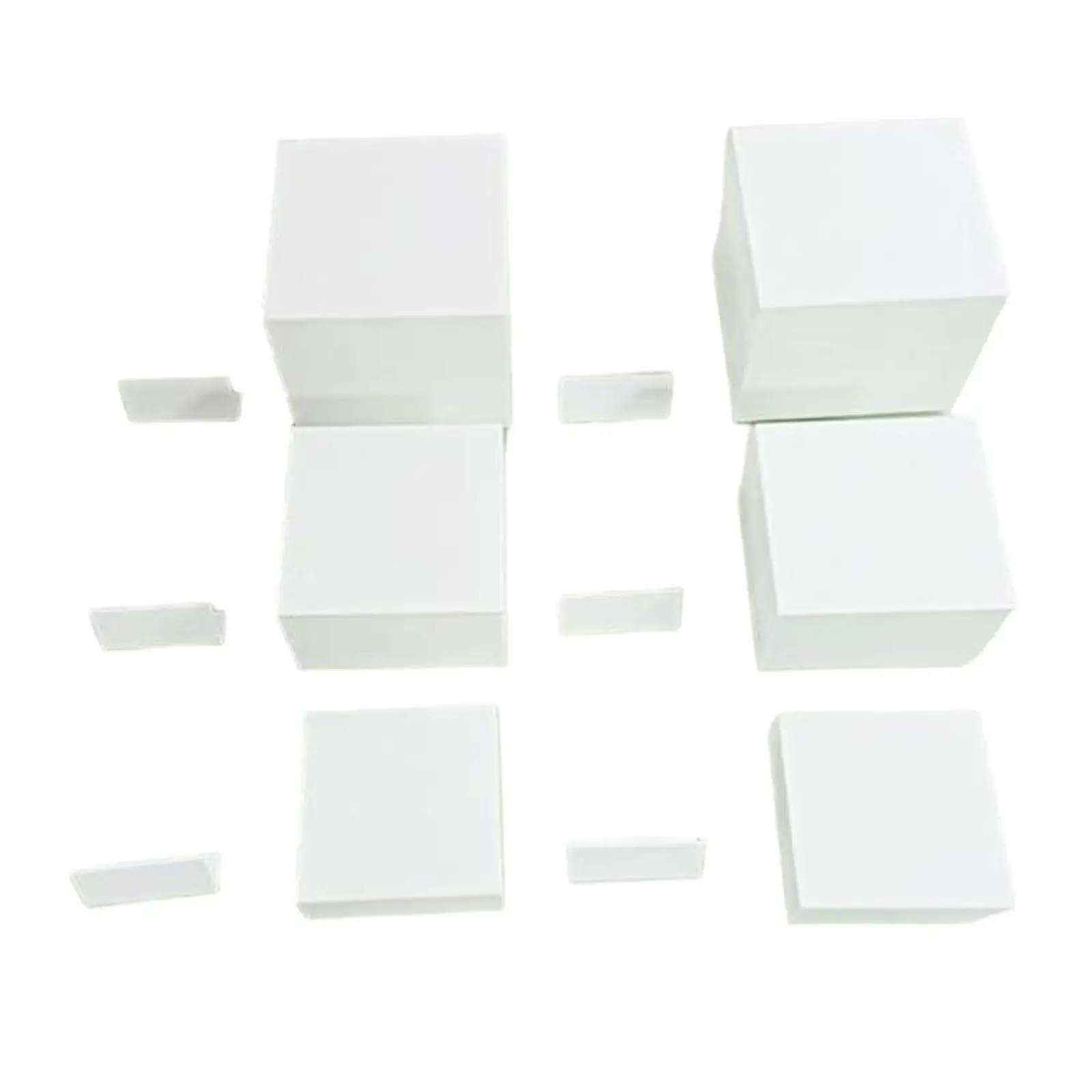 

6 Pieces Acrylic Cube Display Box Riser Food Riser Nesting Riser Stands for Food, Cake, Collectibles, Cosmetics