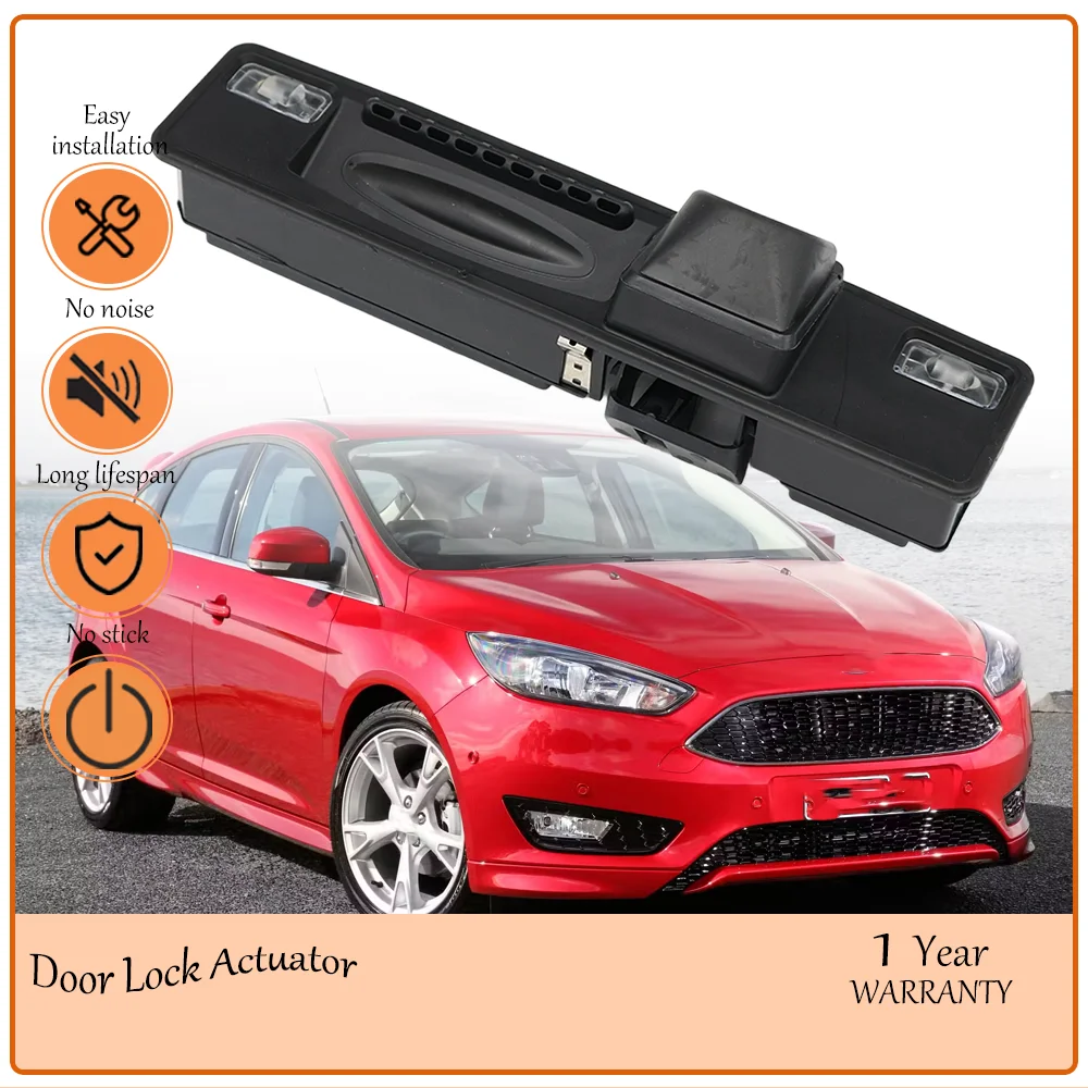 Premium High-Sensitivity Rear Trunk Lid Release Switch Button with Camera Hole Fit for Ford Focus 2015-2018 oem F1EB-19B514-BE