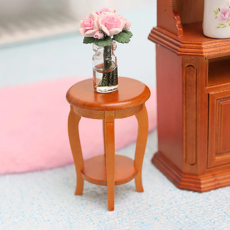 

1Pc 1/12 Dolls Miniature Furniture Wooden Unpainted Dining Chair For Doll House Decor Kids Pretend Play Toys