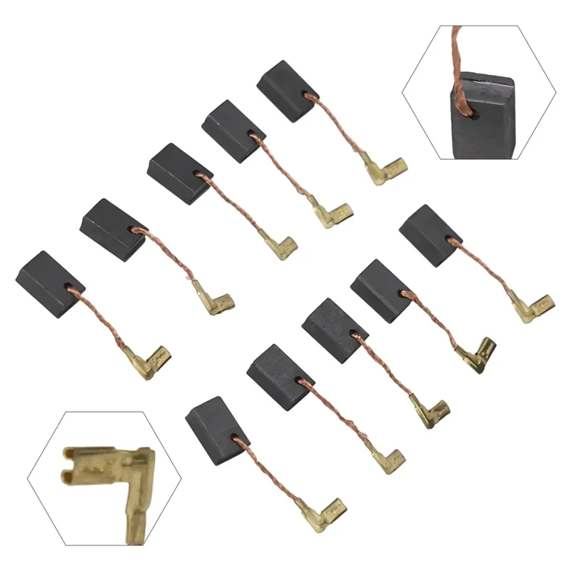 Substituição do motor das escovas de carbono para a rebarbadora ga 5030 Cb-459 ga4034 ga4530 ga4534 escova de carvão acessórios da ferramenta elétrica a