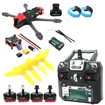 Flysky i6X 5inch 225mm Carbon Fiber Frame F4 i6X Flight Controller 4in1 45A ESC 2205 2300KV Motor for APEX FPV RC Racing Drone