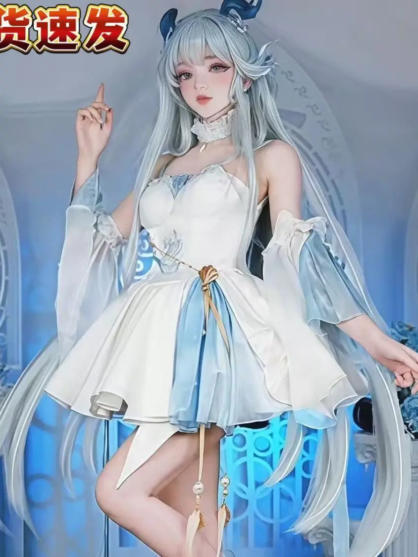 

Xishi High-End Cosplay Costume Set Return Of Water Princess Dress Exquisite Dreamy Girl Sweet Dress Lolita Dress 2025 new