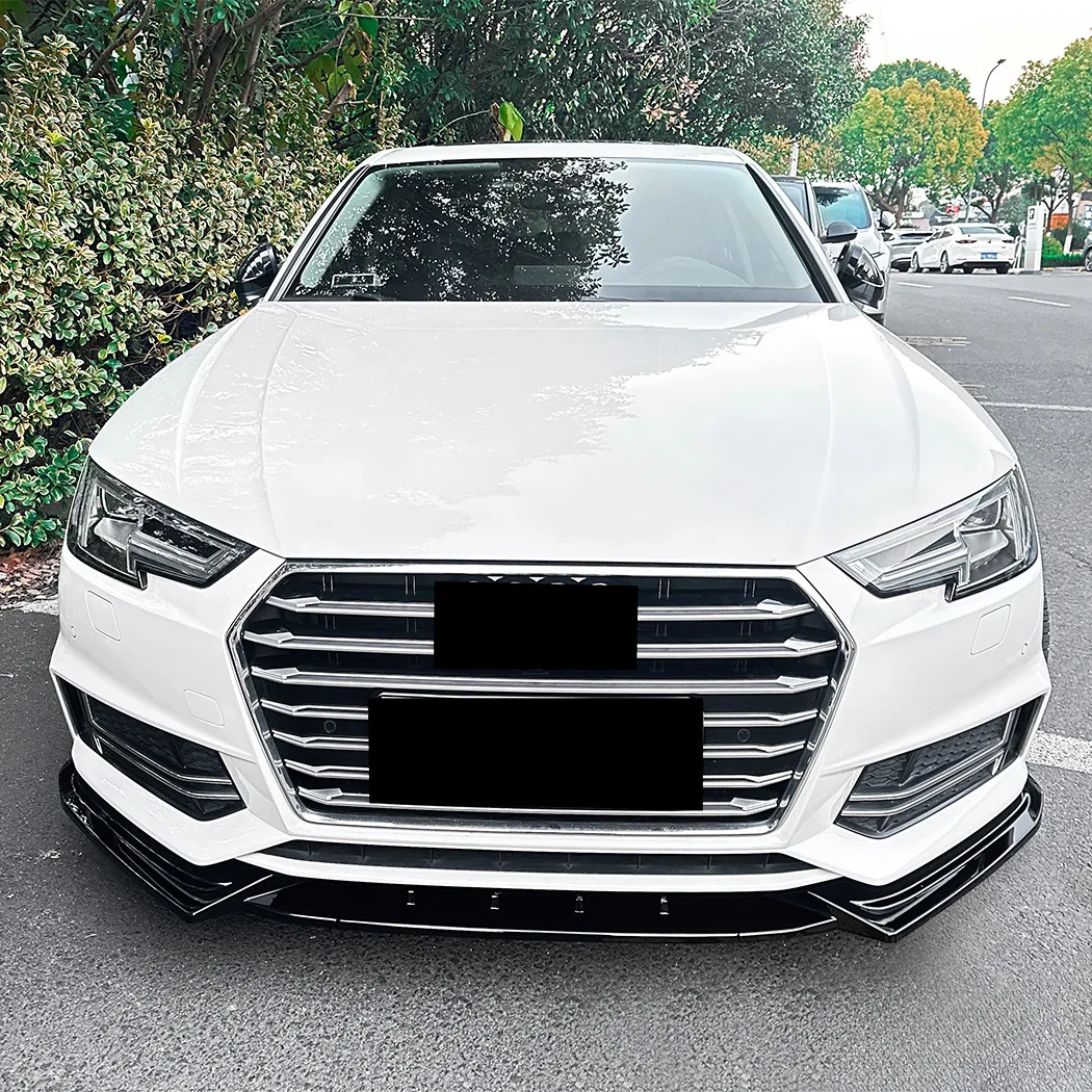 Exterior Modification of Front Bumper Spoiler Suitable for Audi A4 B9 Pre-facelift Sline 2017-2019 view 3