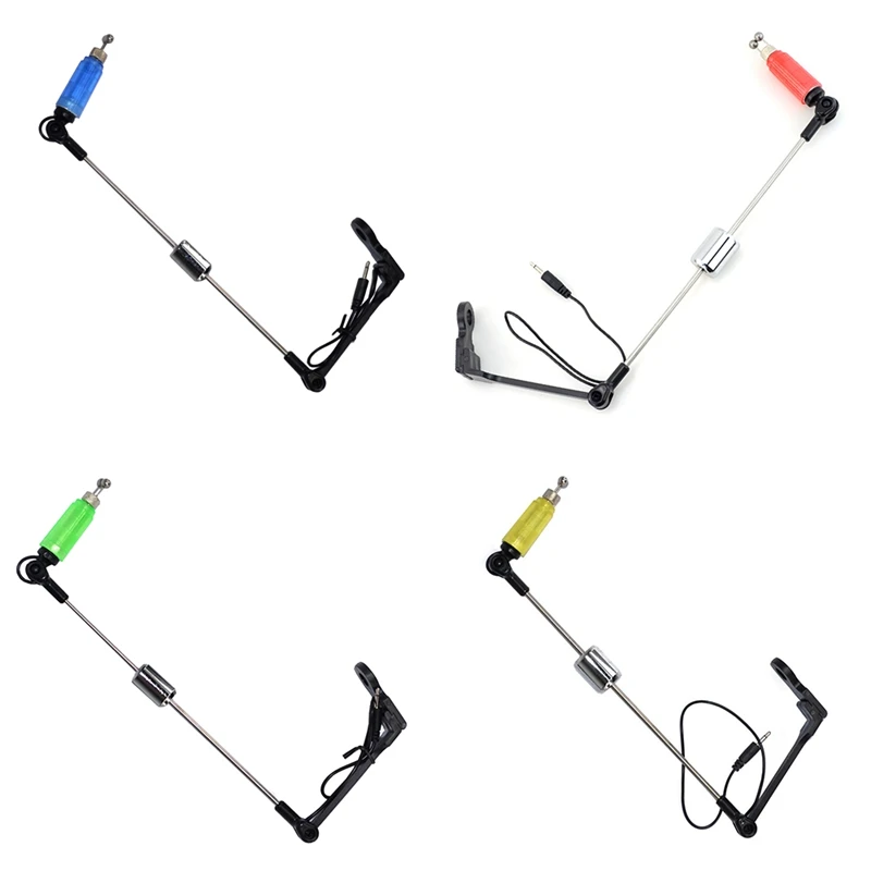 New-European Fishing Equipment, Carp Fishing Wobbler, Four-Color Flashing Hard Rod Alarm, Fishing Accessories