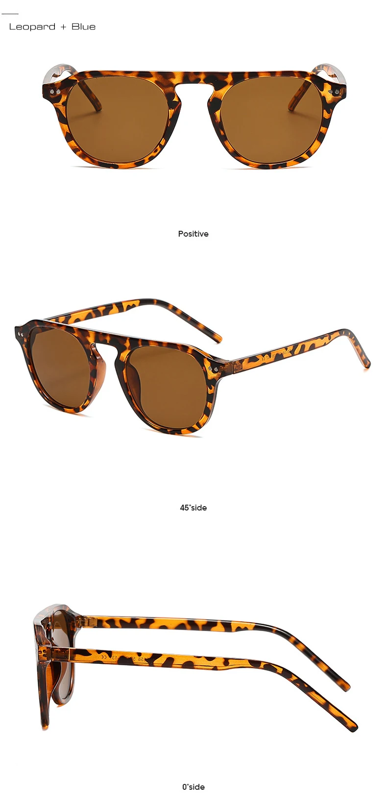 SO&EI Retro-Sonnenbrille mit quadratischen Nieten für Herren, modisch, dunkelgrün, UV400, trendige Damen-Sonnenbrille – Detail 11
