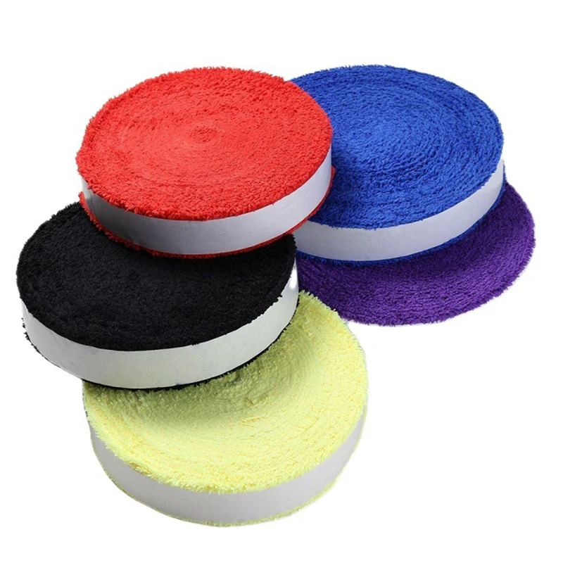 Anti-slip Breathable Sport Over Grip Sweatband Tennis Overgrips Tape Badminton Racket Grips Sweatband Fishing Rods OverGrip Band