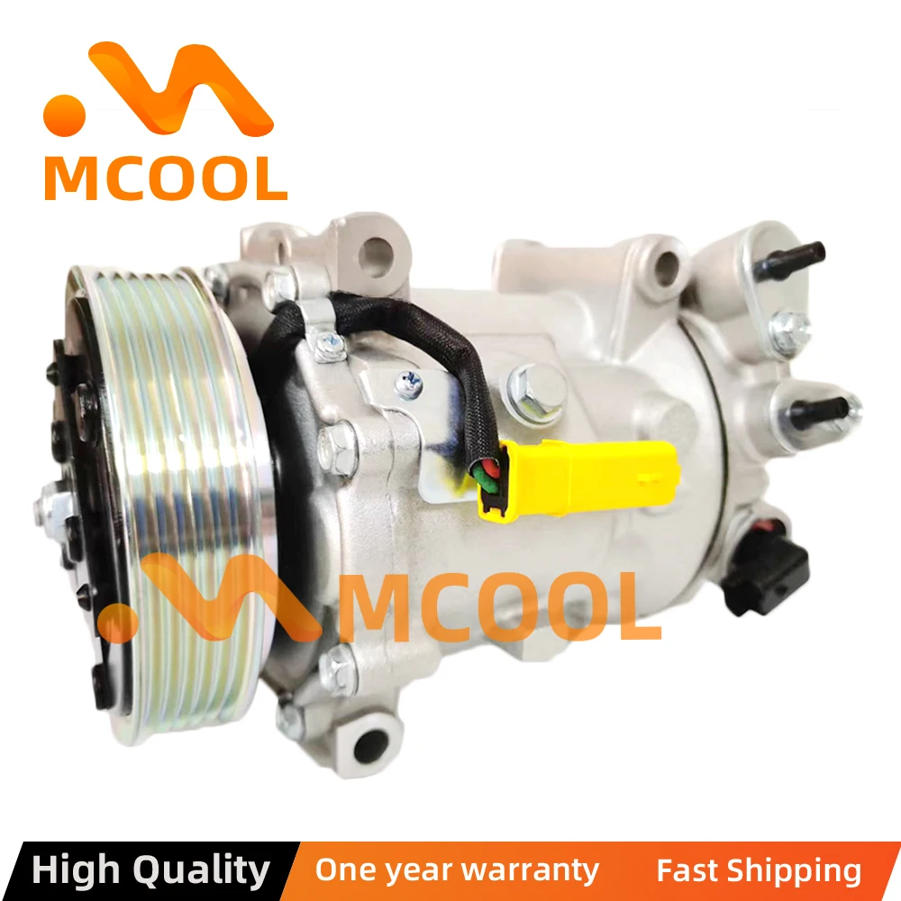 

SD7C16 AC Compressor For Peugeot 407 508 607 Citroen C5 C6 2.0 2.2 2004-2009 9648138980 9654764280 9656574080 9660555380