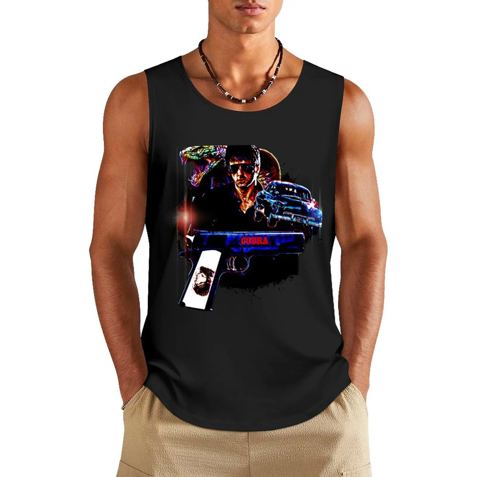 

Cobra 1986 Tank Top male top Men's t shirt